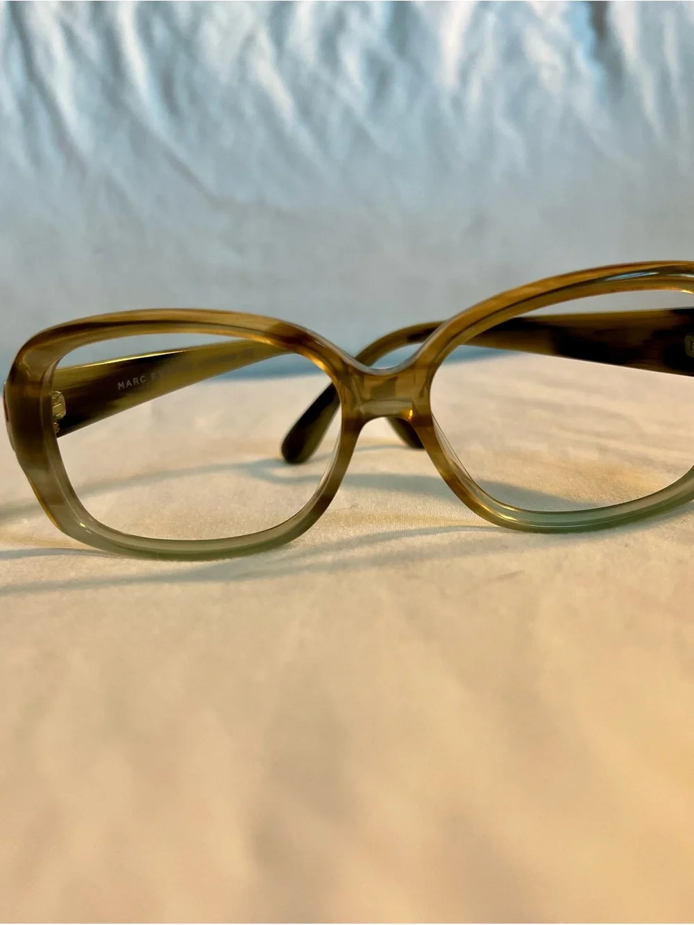 Marc Jacobs Olive-Toned Oversized Women's Glasses/sunglasses